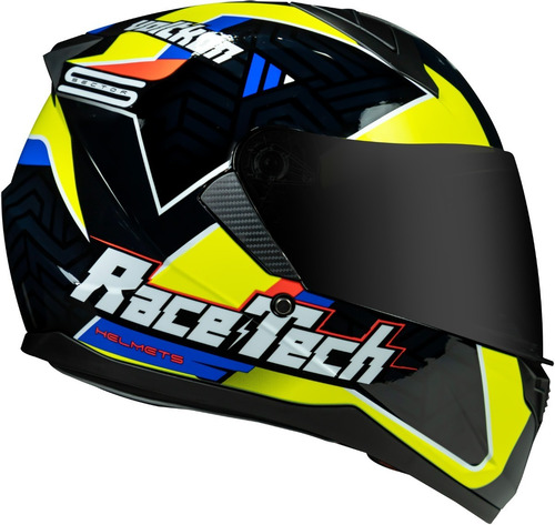 Capacete Race Tech Sector Voltkon Amarelo