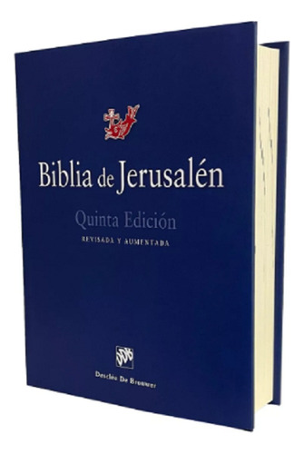 Biblia Jerusalen 2019 Nueva Quinta Edicion Pasta Dura