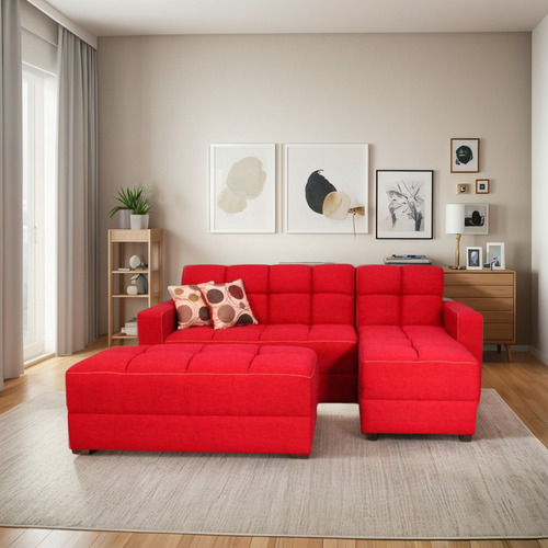 Sala Modular Andorra Rojo Këssa Muebles