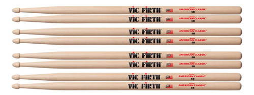 Baquetas Batería Pack 4 Pares 5b Vic Firth