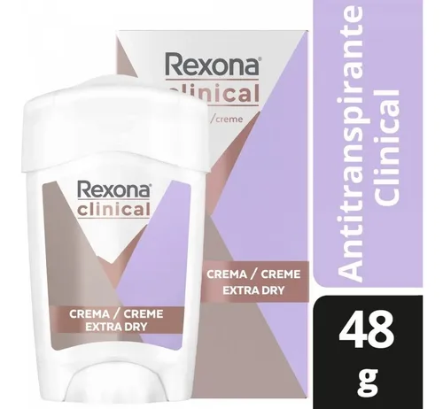Desodorante Femenino Rexona Clinical Extra Dry 48g