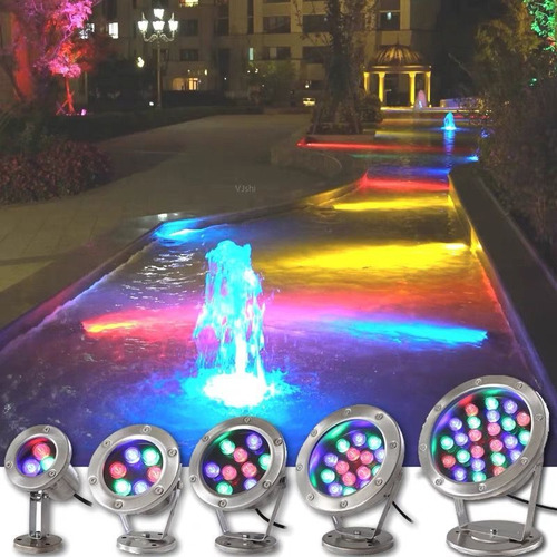 Lampara Luz De Piscina Led Pileta 9w Ip69 Rgb Sumergible