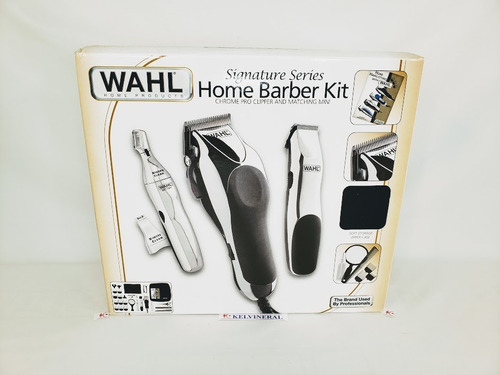 Maquina De Recortar Wahl Clipper Home Barber Kit 30 Piezas