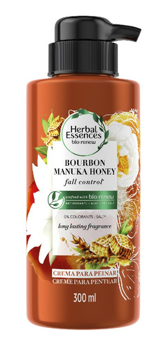 Crema Para Peinar Herbal Essences Bourbon Manuka Honey 300ml