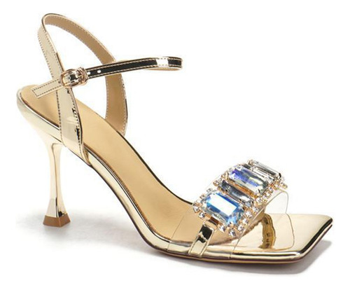Zapatos De Tacon Cristal Transparente Para Mujer