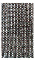 Comprar Galón De Falso Strass Plateado 12cm, 24 Filas X 10 Yardas