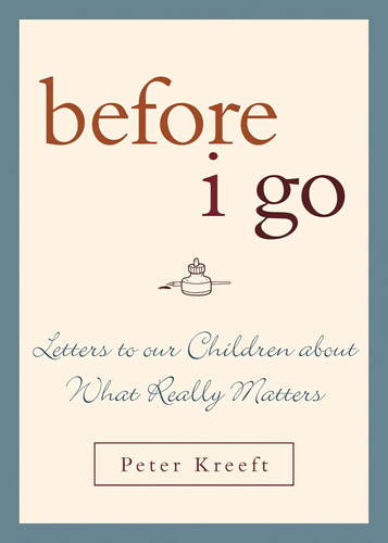 Libro Before I Go: Cartas A Nuestros Hijos Sobre... Inglés