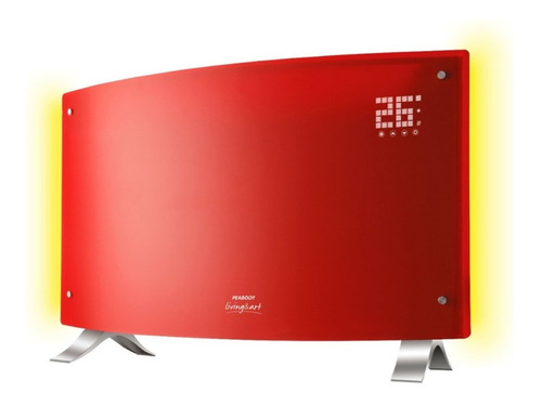 Vitroconvector Peabody Curvo Digital Rojo Con Luz Pe-vqdl20r