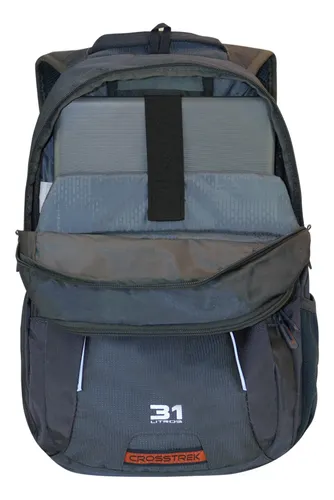 Mochila Porta Laptop Crosstrek New Gris Terracota Head