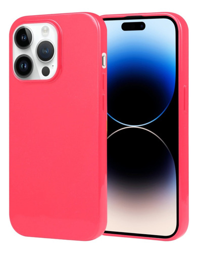 Funda Case For Huawei P30 Lite Jelly Pearl Fucsia Antishock