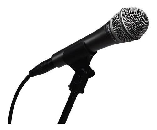 Microfone De Mão Capsula De Neodimio Samson Q8x Dinâmico