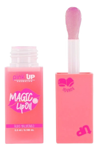 Magic Lip Oil Brillo De Labios Y Hialuronico Bombon Pink Up