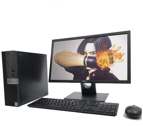 Computadora Dell Core I5 7ma Gen 8g 400gb Ssd Con Monitor 24 (Reacondicionado)