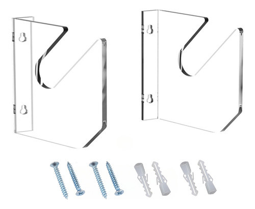 Soporte De Pared Acrílico Para Monopatín, 1 Par De Monopatin