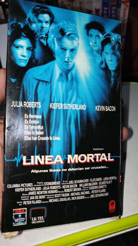 Linea Mortal Vhs Kiefer Sutherland Julia Roberts Kevin Bacon (Usado)