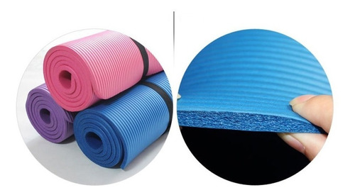 Colchoneta Mat Yoga 10mm Calidad A1 + Sujetador + Bolso