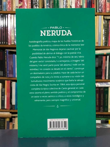 Memorial De Isla Negra - Pablo Neruda - Planeta