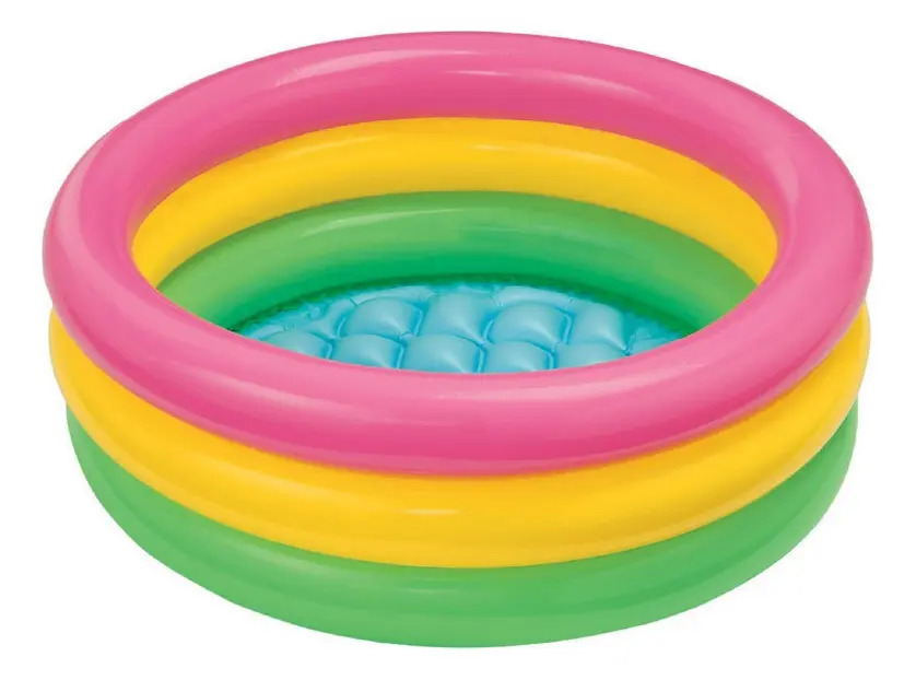 Piscina inflável multicolorida redonda para crianças Intex 58924