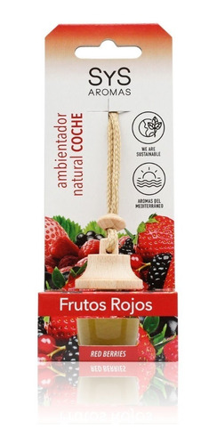 Aromatizante Colgante Para Auto / Frutos Rojos