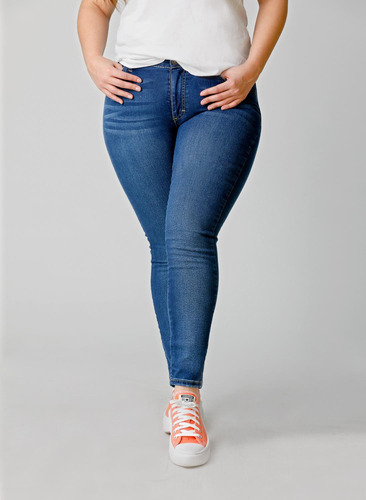 Pantalon Jeans Skinny Curvy Lee Mujer 760