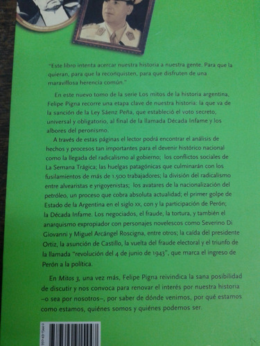Imagen 2 de 4 de Los Mitos De La Historia Argentina 3 * Felipe Pigna *
