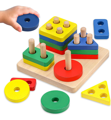 Azen Montessori Juguetes Para Niños De 1 2 3 Años, Juguete