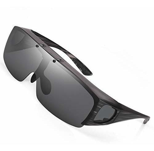 Gafas De Sol - Tinhao Flip Up Over Glasses Sunglasses Fit Ov