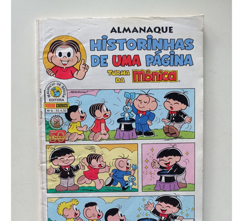 Almanaque Historinhas De Uma Página 6 - Turma Da Mônica