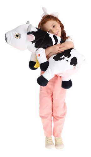 Imagen 5 de 5 de La Granja De Zenón Peluche Musical Abrazable 70 Cm Vaca Lola