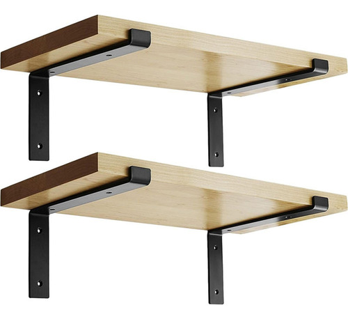 2x Soporte De Estante De Metal Soporte Montado En 8 Pulgadas