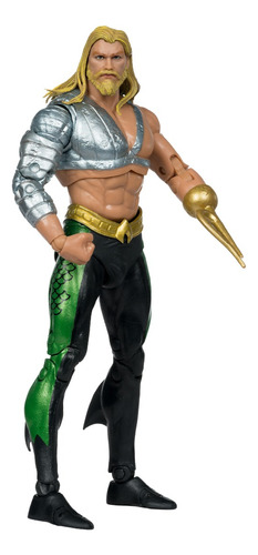 Mcfarlane Aquaman (jla) Plastic Man Baf Usado (Usado)