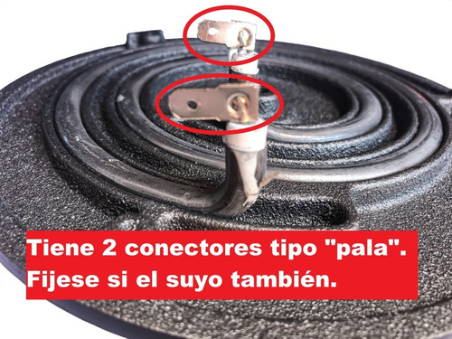 Imagen 4 de 10 de Anafe Electrico Plato Chico 1000 W Repuesto Resistencia
