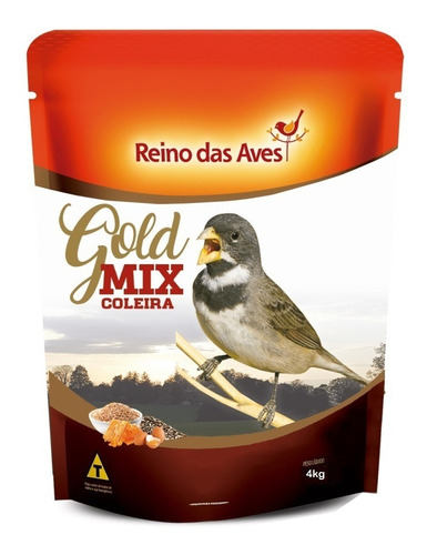 Coleira Gold Mix 4kg - Reino Das Aves