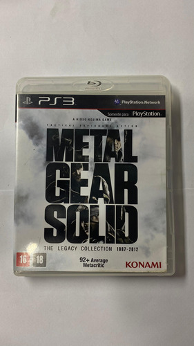 Metal Gear Solid The Legacy Collection - Ps3 Midia Fisica