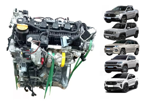 Motor Completo T270 Compass 2021 2022 2023 2024 1.3 16v Flex