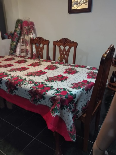 2.50 Y 3 Mts. Manteles Navideños Fabricados En Tela