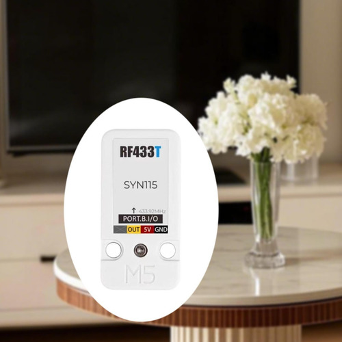 Rf433t Wirelesses Transmisor Rf White 433.92mhz Utilizando