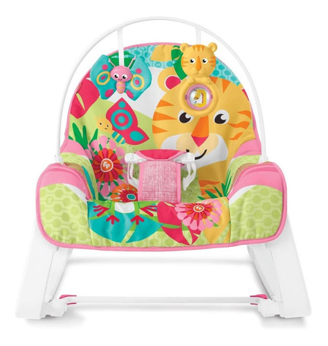 Fisher Price Cadeirinha De Balanço Minha Infância Tigre Rosa