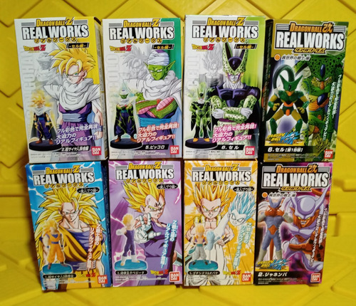 Real Woks - Dragon Ball Z- Kai - Pack 4 (8 Figuras) (Usado)