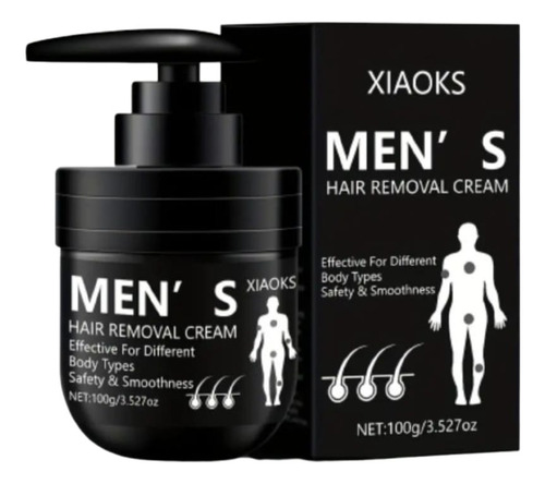 Crema Depiladora Exclusiva Para Hombre Inhibidor De Vello