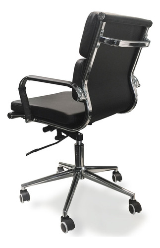 Sillon Aluminum Soft Blanccuero Aluminium Bajo Codf81 Tisera Color Negro