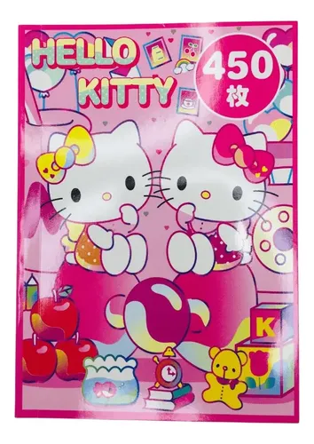 Libreta 450 Stickers Unidades Kawaii Hello Kitty Sanrio | Cuotas sin ...