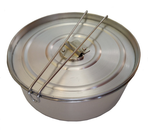 Molde Flanera Fiambreras Choco Flan 18 Cm Aluminio Con Tapa