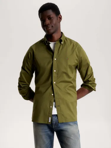 Camisa tommy hilfiger hombre verde new arrivals
