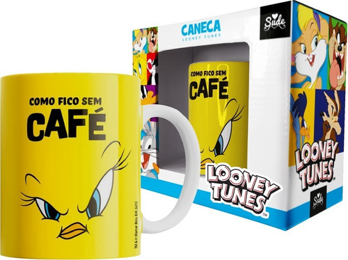 Caneca Piu Piu Zangado - Looney Tunes Produto Oficial