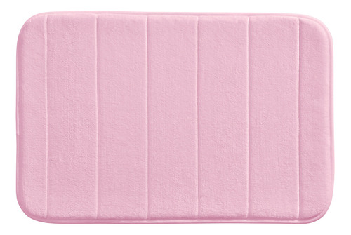 Tapete  Holtter Home Design Antiderrapante Macio Super Soft Para Banheiro Conforto Luxo Cor Rosa