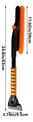 W 2in1 Car Snow Ice Scraper Brush For Car Suv Trucks De 3004