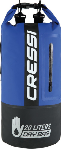 Bolsa Seca Cressi Dry Bag Impermeable Cap 20lts Azul