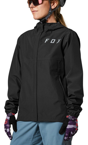 Imagen 2 de 10 de Campera Ciclismo Mtb Fox - W Ranger 2.5l Water - Negra
