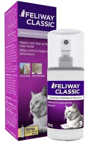 Feromona Gatos Feliway Spray Calma Stress Ansiedad Roturas